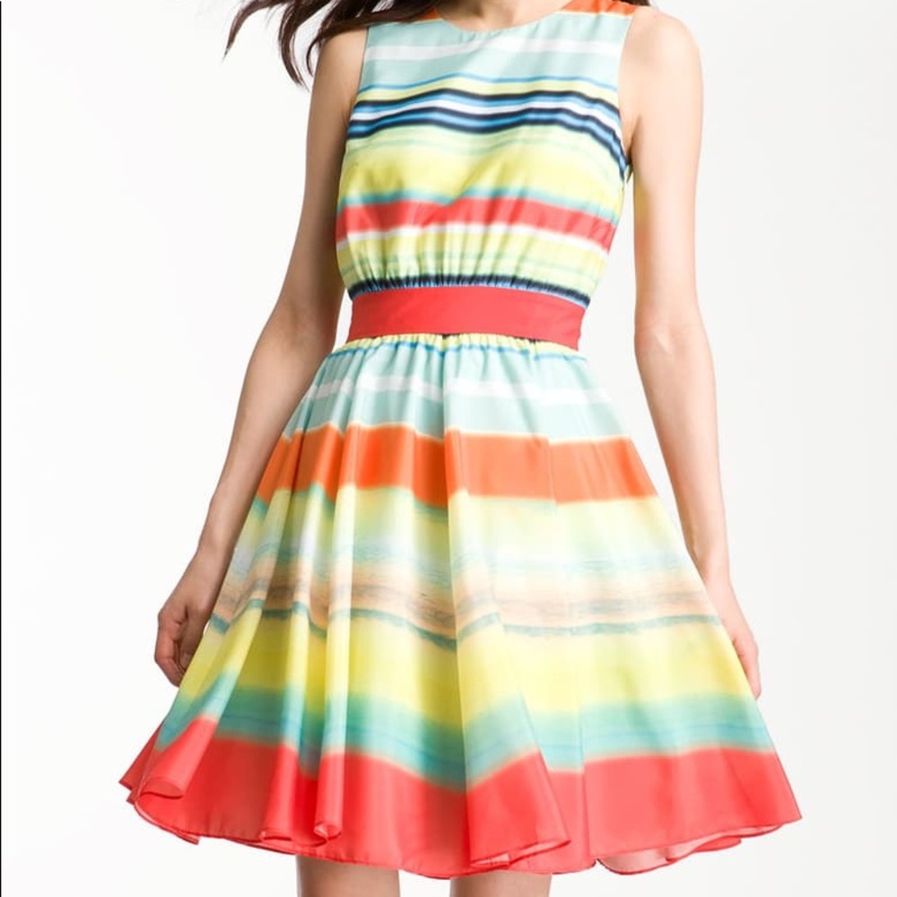 Ted Baker Sunset Striped Dress